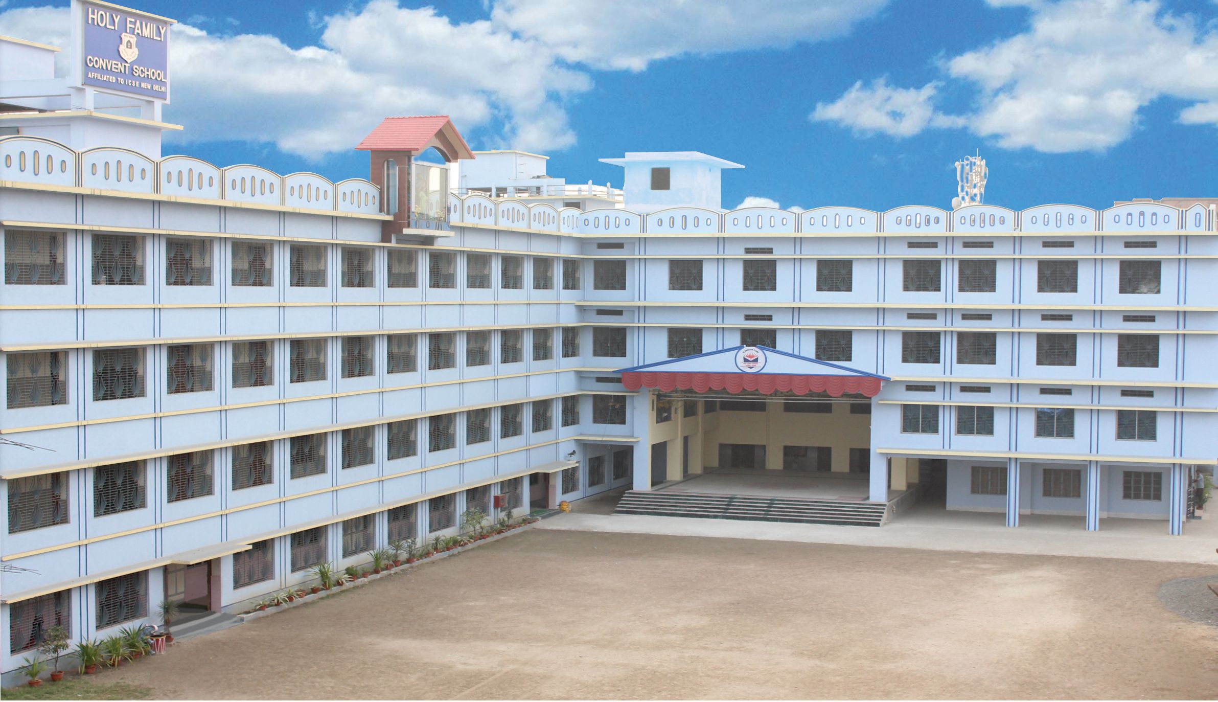 Holy Family Convent School Liluah campus and academic environment